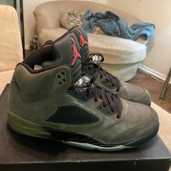 Jordan 5 retro fear (2013) size 14 new with box - Picture 1 of 9